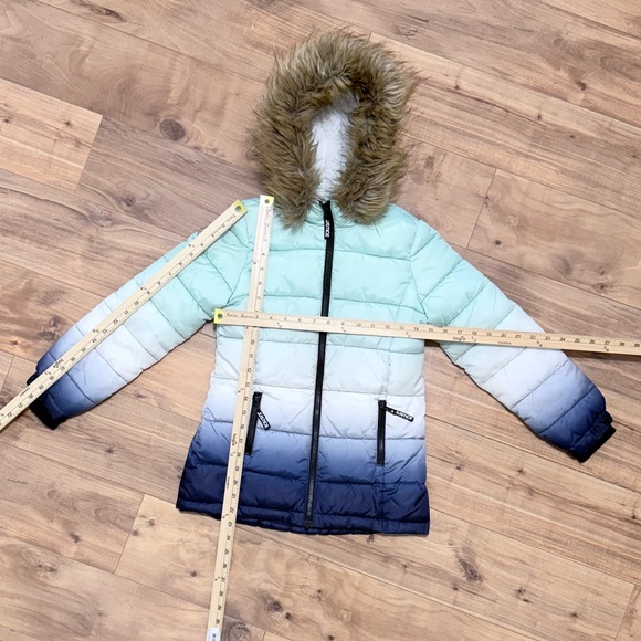 Justice Kids Puffer Jacket Size 8 - Picture 13 of 15